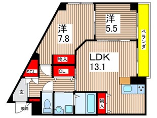 仮）サンフラワー北原の物件間取画像